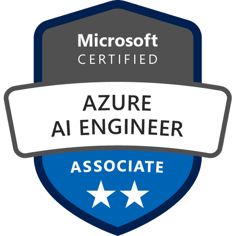 Azure AI Engineer 認定バッジ