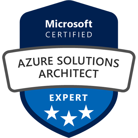 Azure Solutions Architect 認定バッジ